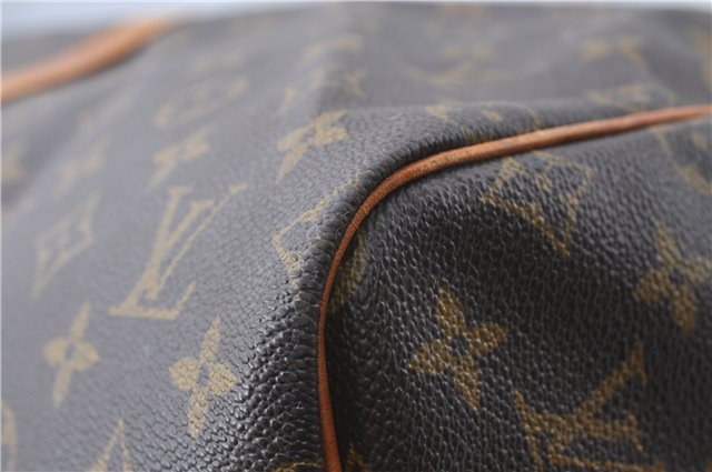 Auth Louis Vuitton Monogram Keepall Bandouliere 55 Boston Bag M41414 LV G9268