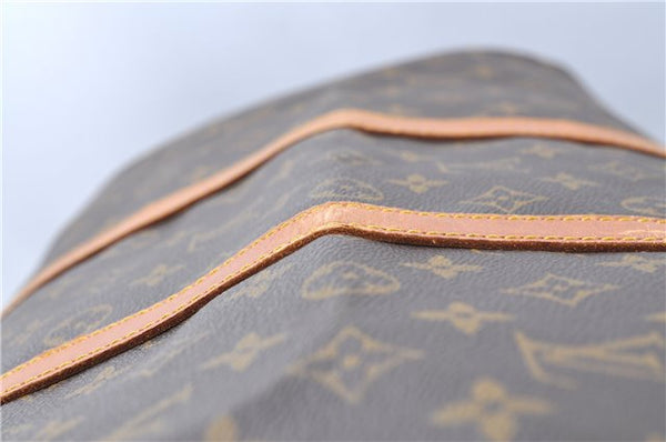 Auth Louis Vuitton Monogram Keepall Bandouliere 55 Boston Bag M41414 LV G9268