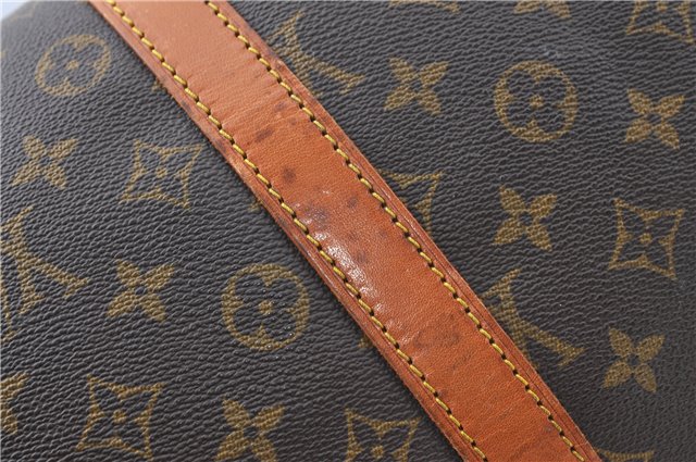 Auth Louis Vuitton Monogram Keepall Bandouliere 55 Boston Bag M41414 LV G9268