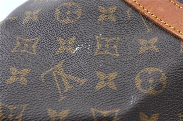 Auth Louis Vuitton Monogram Keepall Bandouliere 55 Boston Bag M41414 LV G9268