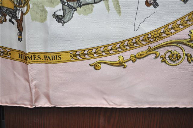 Auth HERMES Carre 90 Scarf 