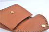 Authentic YVES SAINT LAURENT Hand Bag Purse Leather Brown G9573