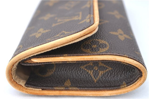 Authentic Louis Vuitton Monogram Pochette Twin PM Shoulder Bag M51854 LV G9741