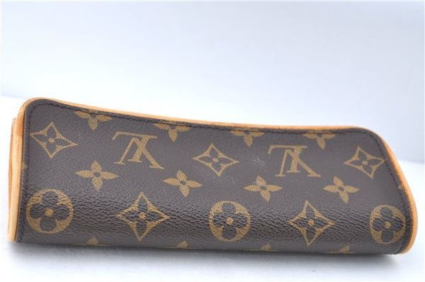 Authentic Louis Vuitton Monogram Pochette Twin PM Shoulder Bag M51854 LV G9741