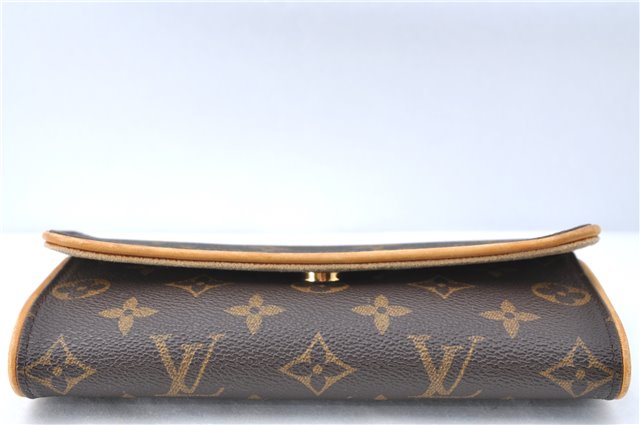 Authentic Louis Vuitton Monogram Pochette Twin PM Shoulder Bag M51854 LV G9741