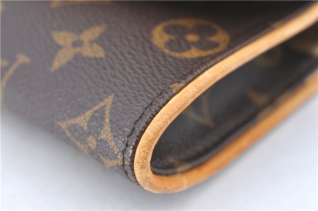 Authentic Louis Vuitton Monogram Pochette Twin PM Shoulder Bag M51854 LV G9741
