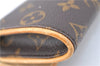 Authentic Louis Vuitton Monogram Pochette Twin PM Shoulder Bag M51854 LV G9741