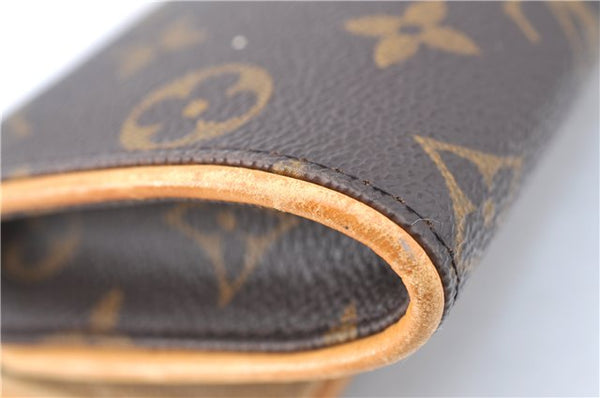 Authentic Louis Vuitton Monogram Pochette Twin PM Shoulder Bag M51854 LV G9741