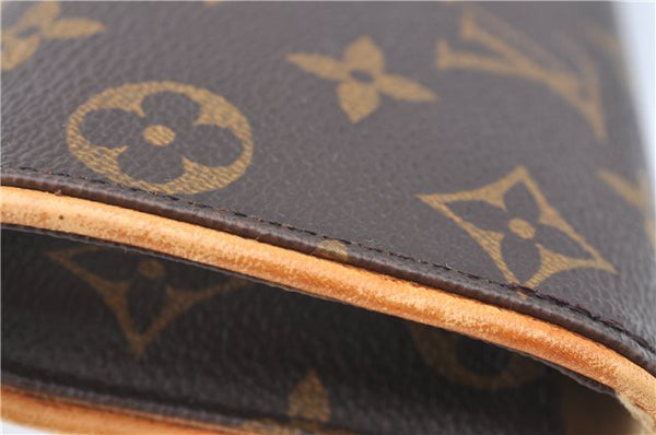 Authentic Louis Vuitton Monogram Pochette Twin PM Shoulder Bag M51854 LV G9741