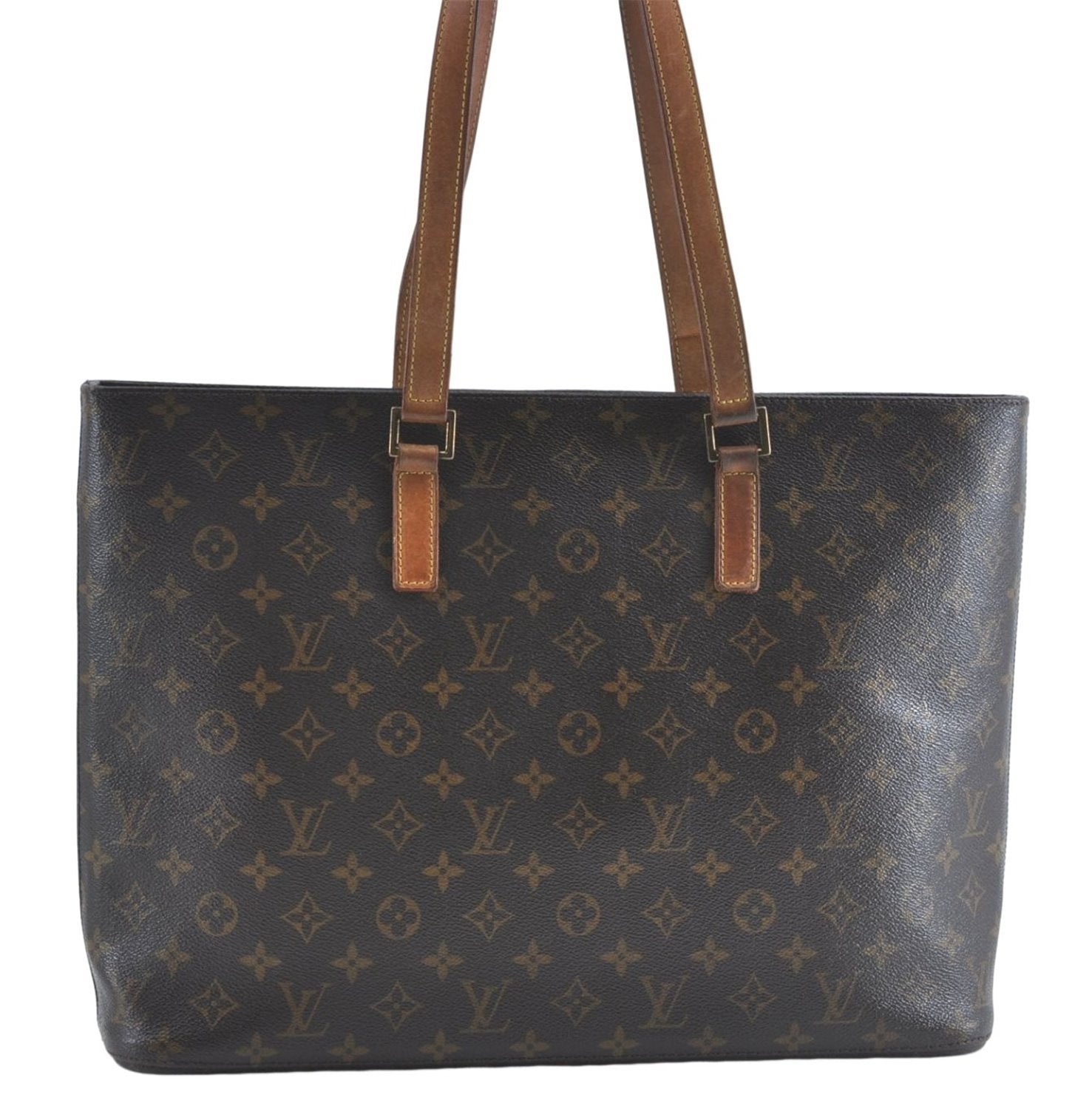 Authentic Louis Vuitton Monogram Luco Shoulder Tote Bag M51155 LV G9815