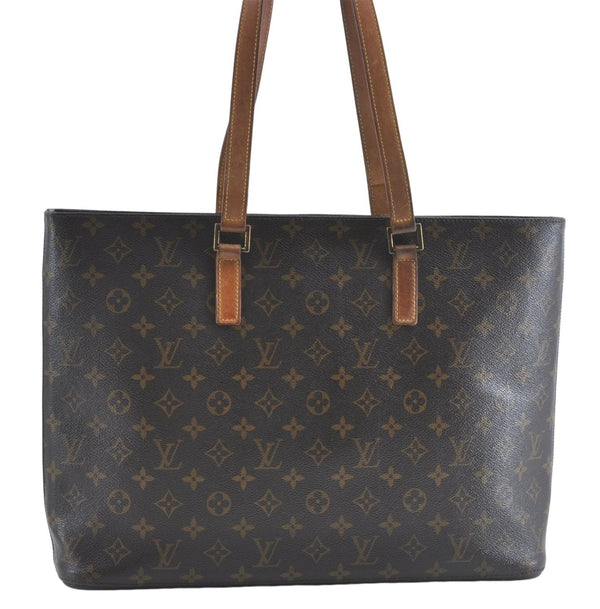 Authentic Louis Vuitton Monogram Luco Shoulder Tote Bag M51155 LV G9815