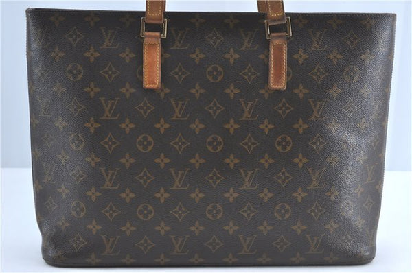 Authentic Louis Vuitton Monogram Luco Shoulder Tote Bag M51155 LV G9815