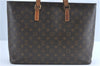 Authentic Louis Vuitton Monogram Luco Shoulder Tote Bag M51155 LV G9815