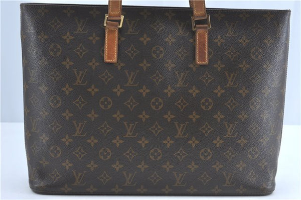 Authentic Louis Vuitton Monogram Luco Shoulder Tote Bag M51155 LV G9815
