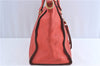 Auth Louis Vuitton Monogram Empreinte Lumineuse PM Tote Bag Red M40552 LV G9888