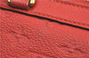 Auth Louis Vuitton Monogram Empreinte Lumineuse PM Tote Bag Red M40552 LV G9888