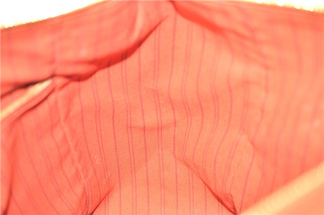 Auth Louis Vuitton Monogram Empreinte Lumineuse PM Tote Bag Red M40552 LV G9888