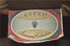 Authentic GUCCI Web Sherry Line Hand Boston Bag GG PVC Leather Brown Junk G9934