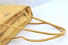 Authentic PRADA Nylon Shoulder Tote Bag Yellow G9942