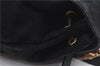 Authentic GUCCI Bamboo Backpack Suede Leather Black G9985