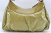 Authentic GUCCI Abbey Shoulder Hand Bag Purse Enamel 189833 Green H0034