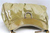 Authentic GUCCI Abbey Shoulder Hand Bag Purse Enamel 189833 Green H0034