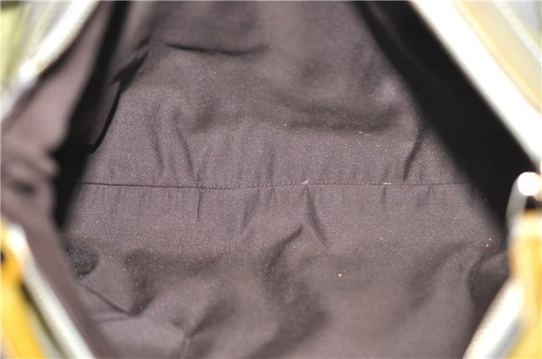 Authentic GUCCI Abbey Shoulder Hand Bag Purse Enamel 189833 Green H0034