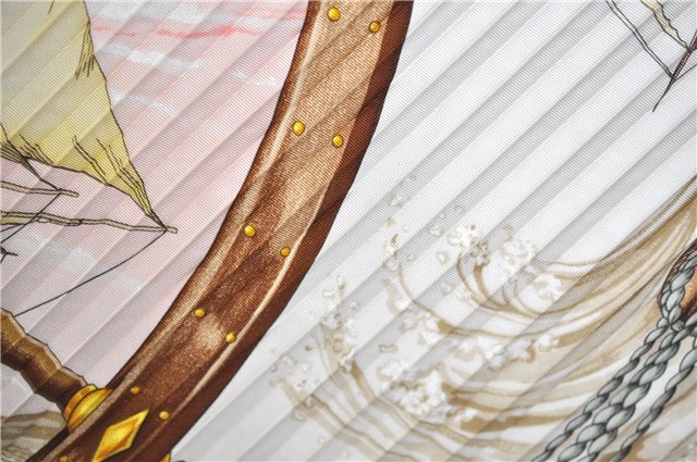 Authentic HERMES Pleats Scarf 