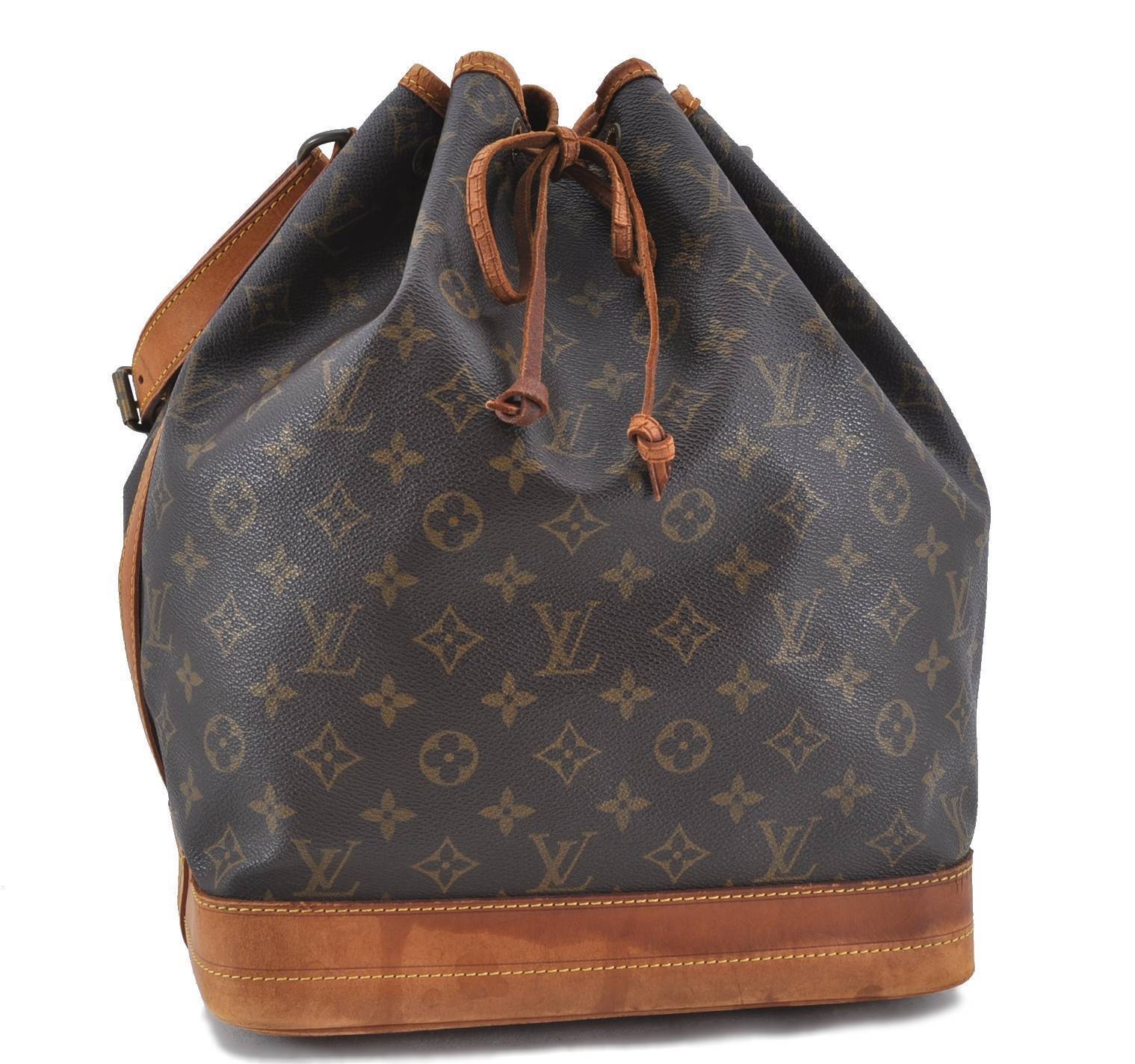 Authentic LOUIS VUITTON Monogram Noe Shoulder Bag M42224 LV H0097