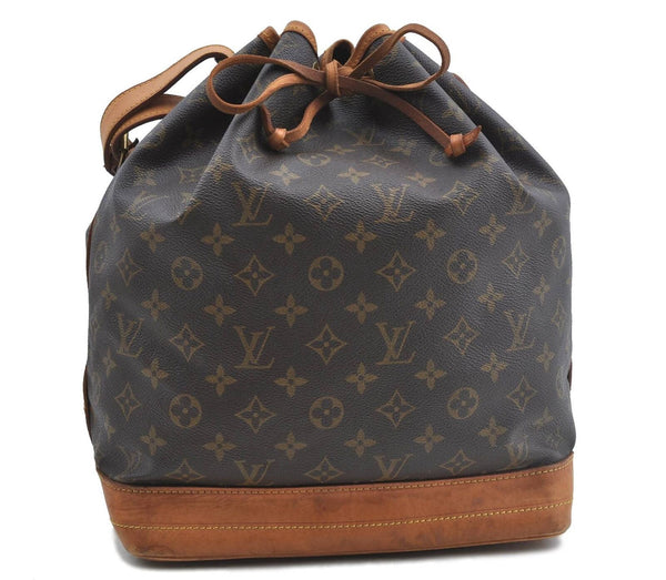 Authentic LOUIS VUITTON Monogram Noe Shoulder Bag M42224 LV H0334