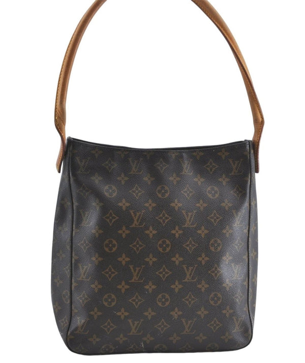 Authentic Louis Vuitton Monogram Looping GM Shoulder Bag M51145 LV H0478