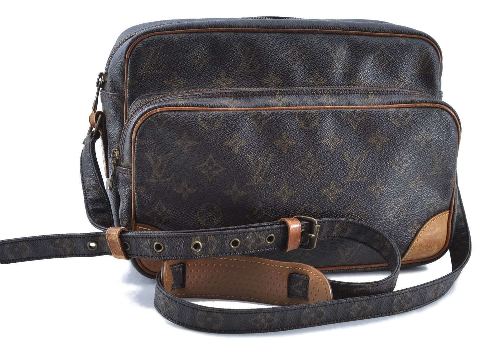 Authentic LOUIS VUITTON Monogram Nile Shoulder Cross Body Bag M45244 LV H0483