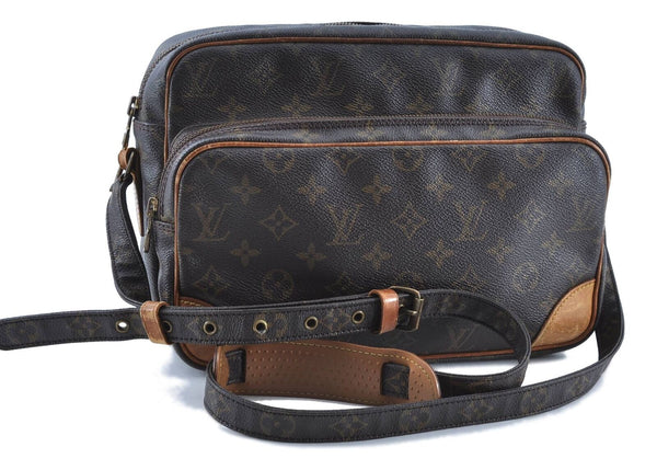 Authentic LOUIS VUITTON Monogram Nile Shoulder Cross Body Bag M45244 LV H0483