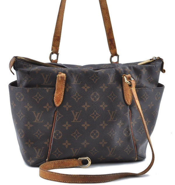 Auth LOUIS VUITTON Monogram Totally PM Shoulder Tote Bag M56688 Junk LV H0573