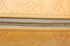 Authentic Louis Vuitton Vernis Bedford Hand Bag Yellow M91006 LV H0668