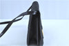 Authentic Christian Dior Shoulder Cross Body Bag Nylon Leather Black H0765