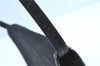 Authentic Christian Dior Shoulder Cross Body Bag Nylon Leather Black H0765