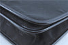 Authentic Christian Dior Shoulder Cross Body Bag Nylon Leather Black H0765