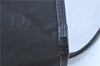 Authentic Christian Dior Shoulder Cross Body Bag Nylon Leather Black H0765
