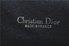 Authentic Christian Dior Shoulder Cross Body Bag Nylon Leather Black H0765