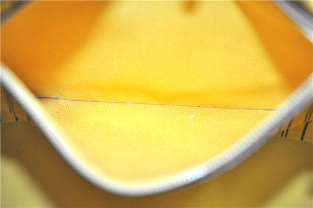 Auth Louis Vuitton Monogram Neverfull MM Mimosa Tote Bag Yellow M40997 LV H0898