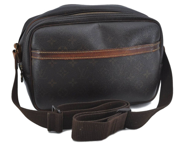 Auth LOUIS VUITTON Monogram Reporter PM Shoulder Cross Body Bag M45254 LV H0929