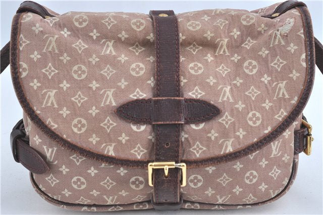 Louis Vuitton Monogram Idylle Saumur PM Shoulder Cross Bag Pink M40669 LV H1077