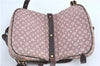 Louis Vuitton Monogram Idylle Saumur PM Shoulder Cross Bag Pink M40669 LV H1077