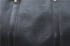 Authentic Louis Vuitton Epi Keepall 55 Boston Travel Bag Black M42952 LV H1166