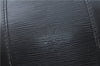 Authentic Louis Vuitton Epi Keepall 55 Boston Travel Bag Black M42952 LV H1166