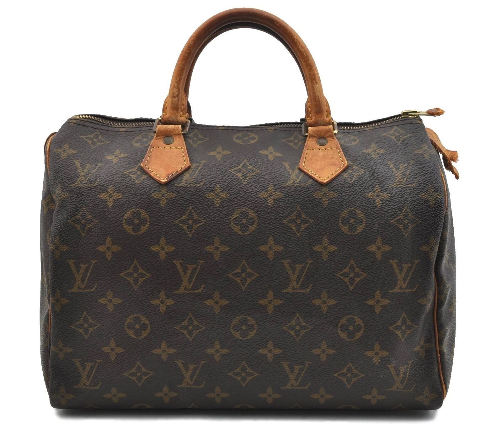 Authentic LOUIS VUITTON Monogram Speedy 30 Hand Bag M41526 LV H1472