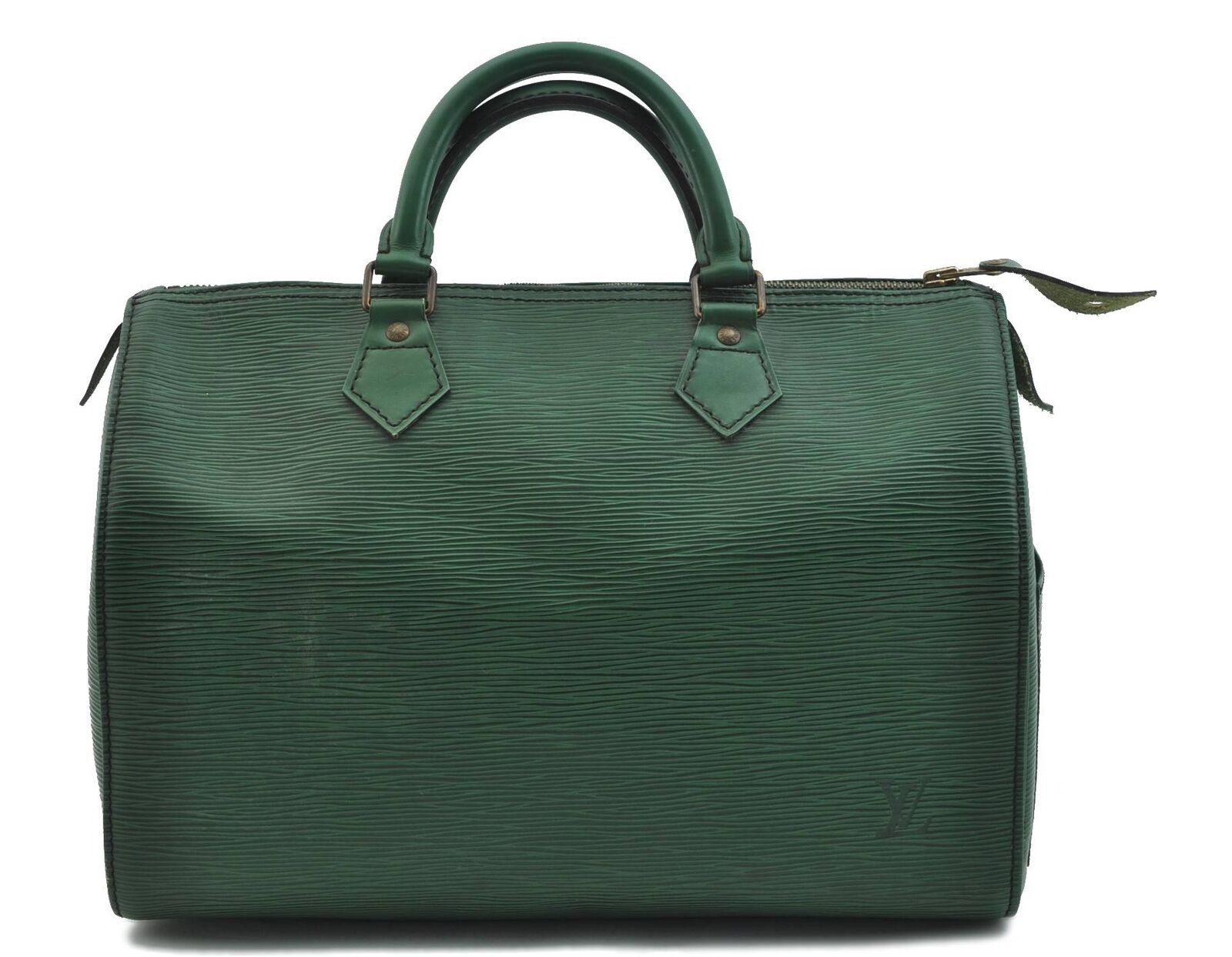 Authentic LOUIS VUITTON Epi Speedy 30 Hand Bag Green M43004 LV H1492