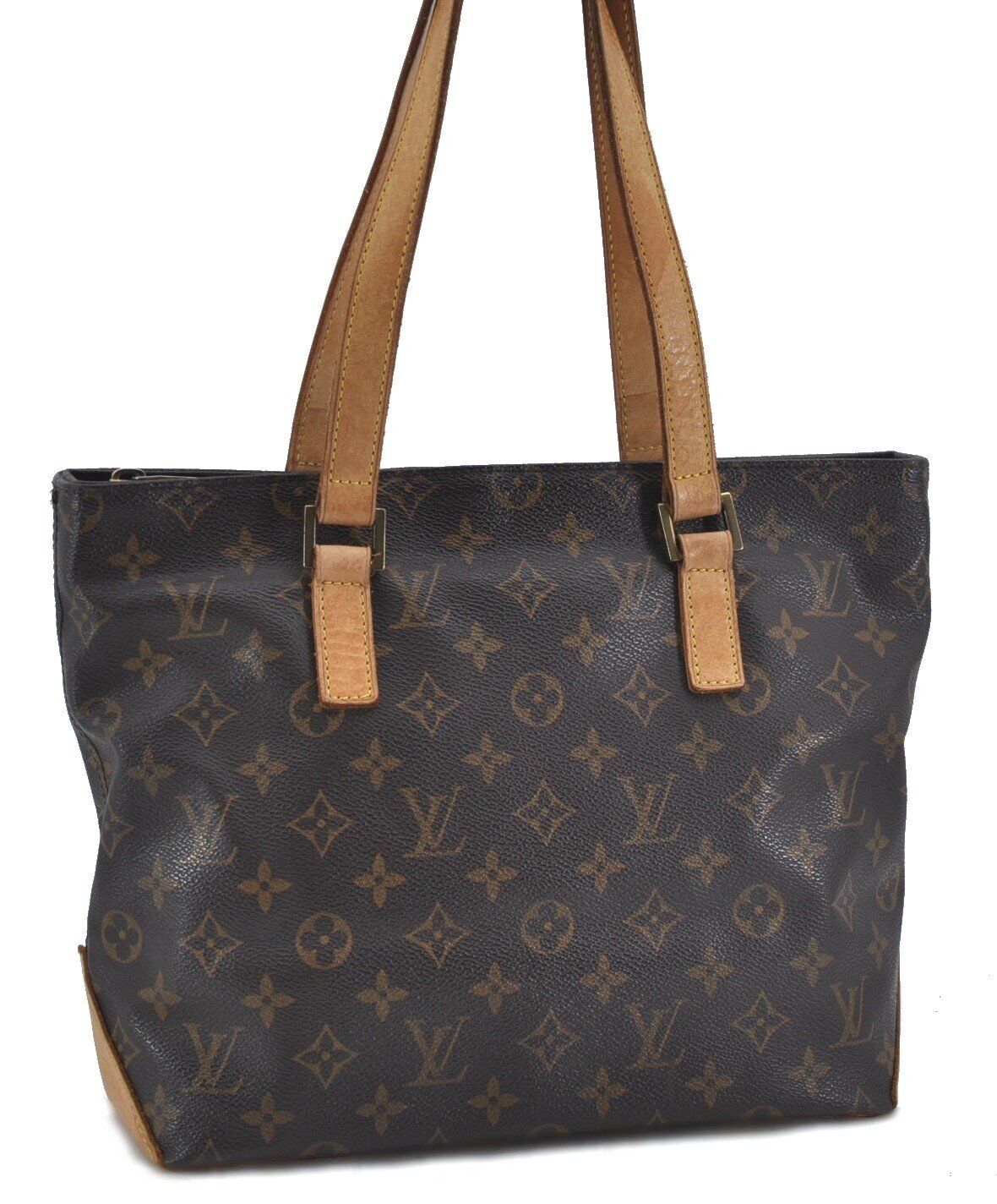 Authentic LOUIS VUITTON Monogram Cabas Piano Tote Bag M51148 LV H1507