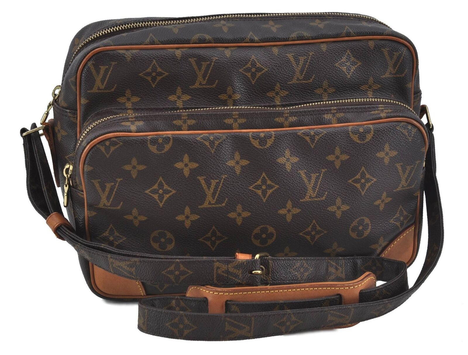 Authentic LOUIS VUITTON Monogram Nile Shoulder Cross Body Bag M45244 LV H1519